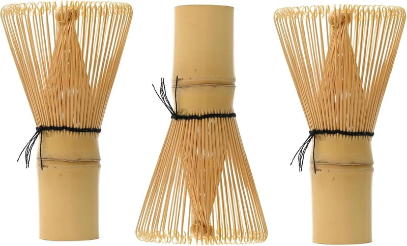 Prettidecor Matcha Whisk Bamboo Matcha Whisk for Traditional Starter Tool, Handcrafted Organic Traditional Japanese Chasen, Matcha Stirrer Wisk Mixer Brush for Authentic Tea Preparation (3) - Image 1